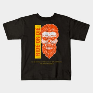 Ride Or Die Biker Kids T-Shirt